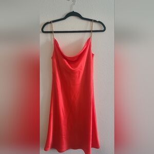 Marciano chain satin dress